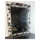 CBK 1999 Metal Rose & Vine Wall Mirror