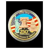 Challenge Coin 250th Anniversary Of America