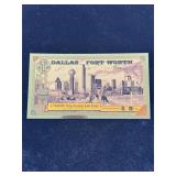 1Dallas Texas GoldBack 1/1000thTroy Ounce 24K Gold