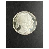 1/10 Troy OZ .999 Fine Silver Round Buffalo