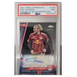 Emil Forsberg- 2024 Chrome Auto-Black /10 PSA 9
