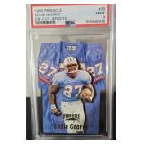 Eddie George 1996 Pinn. Die Cut Jrsys #20 PSA 9