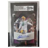 Mason Crosby 22 Pn PP Prpl Ato #ParMac 5/25 SGC 10