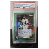 Devin Williams 2025 UD CR Auto Green Ref #DW PSA 8