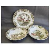 Johnson Bros 'Friendly Village' Dishes (3)
