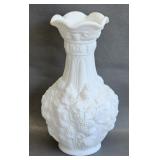 Vintage Imperial Glass 'Doeskin' Milk Glass Vase