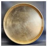 13' Gilded Plastic Serving Tray