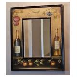 Wine Theme Wall Mirror