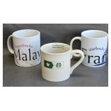 Starbucks Collector Coffee Mugs (3)
