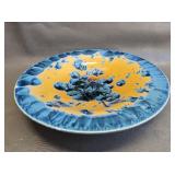 Art Pottery Bowl w/Blue Crystal Glaze