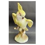 Vintage Pottery Cockatiel Sculpture 8' tall