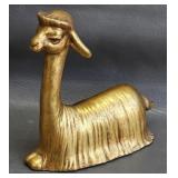 Gilded Pottery Llama -Vintage Anthony Pottery