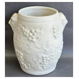 Pottery Wine Chiller - Crack Near Face