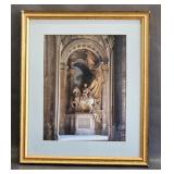 Framed Photo Print of Roman on Horse Statue