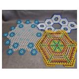 Plastic Bead Doillies
