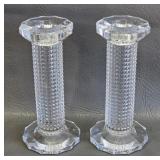 Crystal Candlesticks 6' tall (pair)