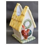 Pottery Hen House Vase