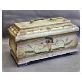 Trinket Box w/Distressed Paint Finish