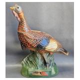 Wild Turkey Ceramic Decanter -Vintage Bar Bottle