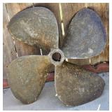 Large 28' Bronze 4 Blade Boat Propeller - HEAVY