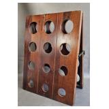 12 Bottle Wine Rack -Folds