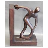 Art Deco Style Discus Thrower Book End