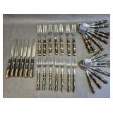 Bamboo Handled Stainless Flatware