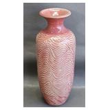 Studio Art Pottery Vase -Signed 10'{ tall