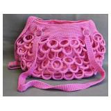 Pink Crochet Purse