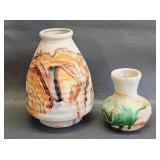 Vintage Nemadji Pottery Vases (2)