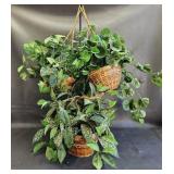 Faux Plants in Hanging Baskets (2)