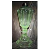 Antique Glass Whale Oil Lamp