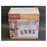 Copper Egg Coddling Set in Box