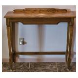 Oak Entryway Table -36' tall