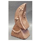Small Sun & Moon Carved Stone