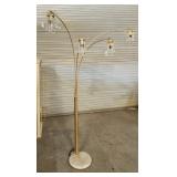 Arched Floor Lamp -Missing Crystals -as is