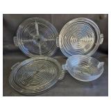 Anchor Hocking 'Manhattan' Serving Platters & Bowl