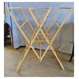 Folding Wood Drying Rack