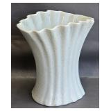 Bauer Pottery Pleated Vase 9.5' tall