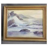 Framed Print -Seascape -Wm Blackmore