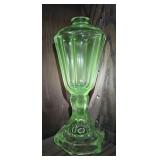 Antique Glass Whale Oil Lamp