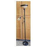 Torchiere Floor Lamp w/Reading Light