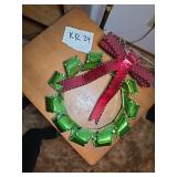 Handmade Green and Red Ribbon Christmas Holiday