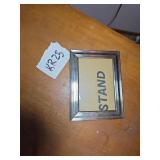 Rectangular Silver-Tone Picture Frame