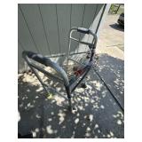 Folding Two-Wheeled Walker with Tennis Ball Glides