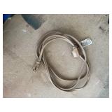 Beige 2-Prong Triple Outlet Electrical Extension C