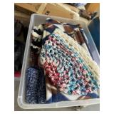 Tote of handmade items