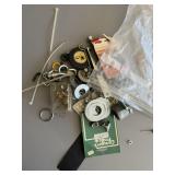 Mixed Lot: Assorted Hardware, Fasteners, Cable Tie