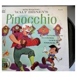 Walt Disney's Pinocchio Soundtrack LP Album Cover