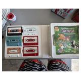 Vintage Walt Disney See Hear Read Book and Cassett